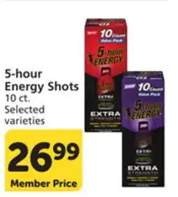 Pavilions 5-hour Energy Shots offer