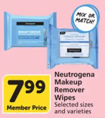 Pavilions Neutrogena Makeup Remover Wipes offer