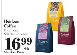 Pavilions Heirloom Coffee offer