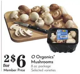 Pavilions O Organics Mushrooms offer