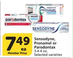 Pavilions Sensodyne, Pronamel or Parodontax offer