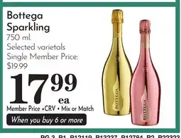 Pavilions Bottega Sparkling offer