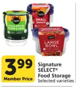 Pavilions Signature SELECT Food Storage offer