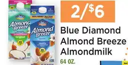 Heinen's Blue Diamond Almond Breeze Almondmilk offer