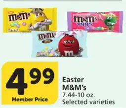 Pavilions Easter M & M's offer