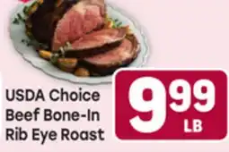 Tony’s Fresh Market USDA Choice Beef Bone-In Rib Eye Roast offer