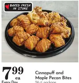 Pavilions Cinnapuff and Maple Pecan Bites offer