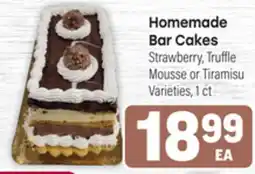 Tony’s Fresh Market Homemade Bar Cakes offer
