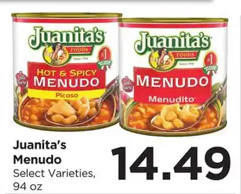 Food 4 Less Juanita's Menudo offer
