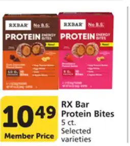 Pavilions RX Bar Protein Bites offer