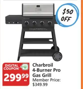 Pavilions Charbroil 4-Burner Pro Gas Grill offer