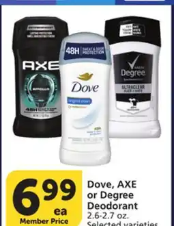 Pavilions Dove, AXE or Degree Deodorant offer