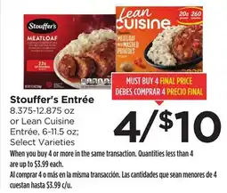 Food 4 Less Stouffer's Entrée offer