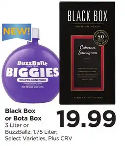Food 4 Less Black Box or Bota Box offer