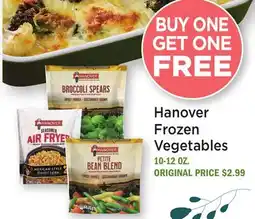 Heinen's Hanover Frozen Vegetables offer