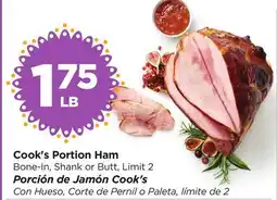 Food 4 Less Cook's Portion Ham offer