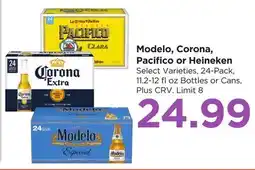 Food 4 Less Modelo, Corona, Pacifico or Heineken offer