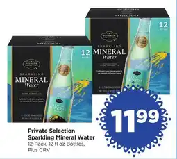 Food 4 Less Private Selection Sparkling Mineral Water offer