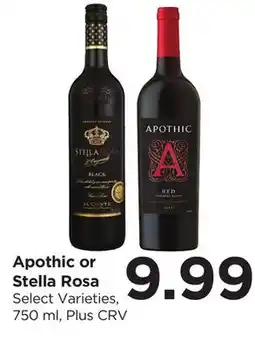 Food 4 Less Apothic or Stella Rosa offer