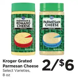 Food 4 Less Kroger Grated Parmesan Cheese offer
