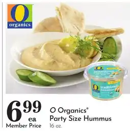 Pavilions O Organics Party Size Hummus offer