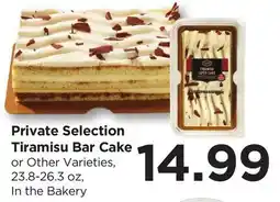 Food 4 Less Private Selection Tiramisu Bar Cake offer