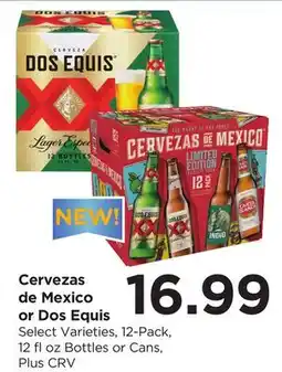 Food 4 Less Cervezas de Mexico or Dos Equis offer