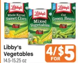 Tony’s Fresh Market Libby's Vegetables offer