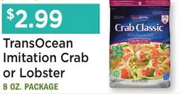 Heinen's TransOcean Imitation Crab or Lobster offer