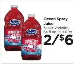 Food 4 Less Ocean Spray Juice offer