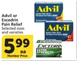 Pavilions Advil or Excedrin Pain Relief offer