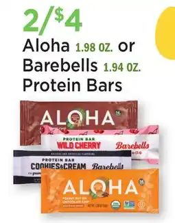 Heinen's Aloha 1.98 OZ. or Barebells 1.94 OZ. Bars offer