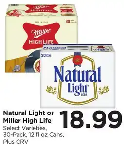 Food 4 Less Natural Light or Miller High Life offer