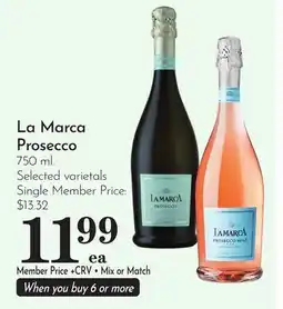 Pavilions La Marca Prosecco offer