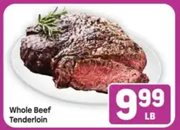 Tony’s Fresh Market Whole Beef Tenderloin offer