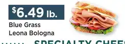 Heinen's Blue Grass Leona Bologna offer