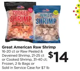 Food 4 Less Great American Raw Shrimp offer