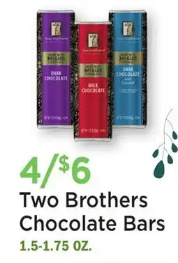Heinen's Two Brothers Chocolate Bars offer