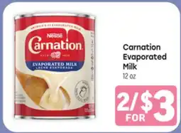 Tony’s Fresh Market Carnation Evaporated Milk offer