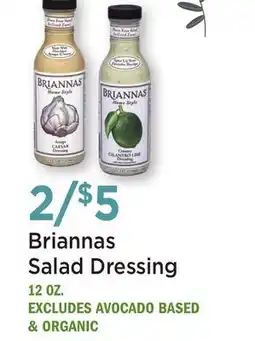 Heinen's Briannas Salad Dressing offer