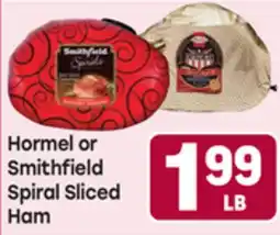 Tony’s Fresh Market Hormel or Smithfield Spiral Sliced Ham offer