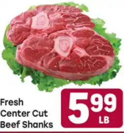 Tony’s Fresh Market Fresh Center Cut Beef Shanks offer