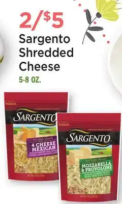 Heinen's Sargento Shredded Cheese offer