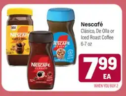 Tony’s Fresh Market Nescafé Clásico, De Olla or Iced Roast Coffee offer