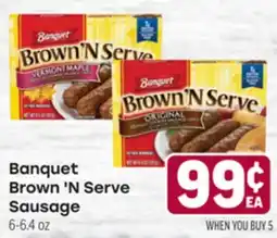 Tony’s Fresh Market Banquet Brown'N Serve Sausage offer