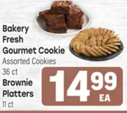 Tony’s Fresh Market Bakery Fresh Gourmet Cookie 36ct or Brownie Platters 11ct offer