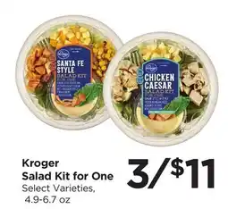 Food 4 Less Kroger Salad Kit for One offer