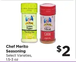 Food 4 Less Chef Merito Seasoning offer