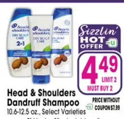 Jewel-Osco Head & Shoulders Dandruff Shampoo offer