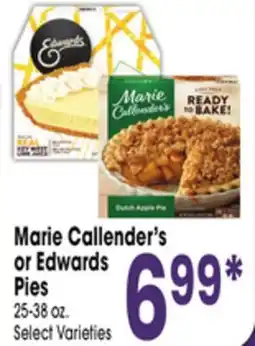 Jewel-Osco Marie Callender's or Edwards Pies offer